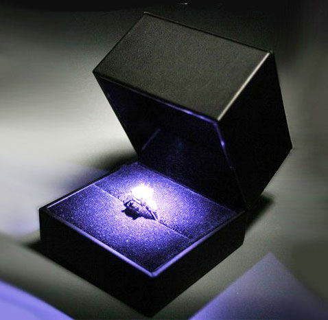 LED Jewelry Ring Box